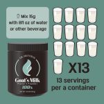 Dr.Metheus Goat Milk Powder 7.05 oz – Powdered Milk Sourced from the Netherlands, Non Fat Milk - Easily Digested, Rich in Protein & Calcium - Gluten Free, Non GMO - Image 6